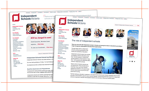 web site design home page