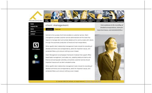 website design photograph of woman