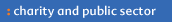charities / public sector